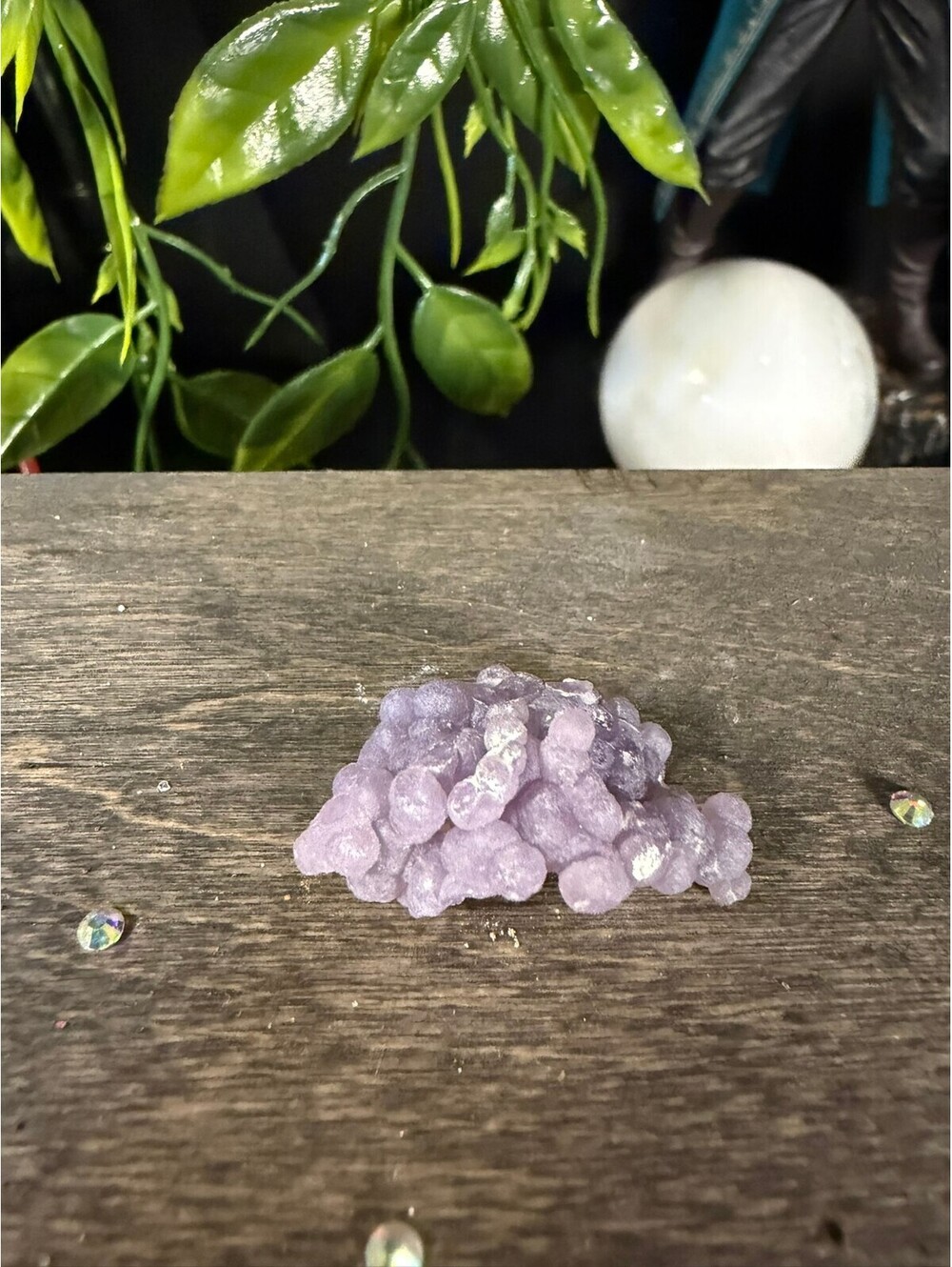 Grape Agate Mineral Crystal